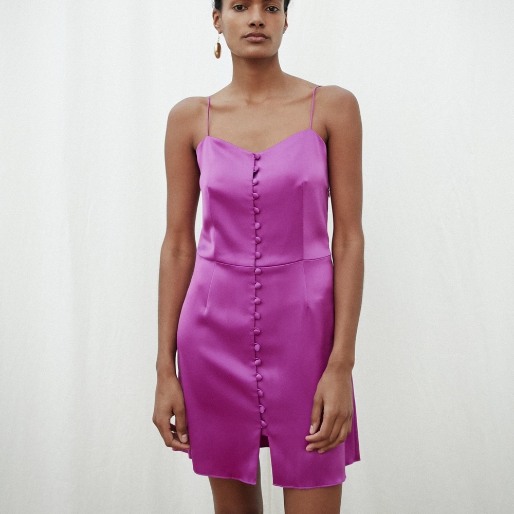 NWT Nanuska satin mini dress - Picture 2 of 7